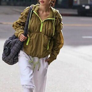 NWT Free People Happy Camper Pullover in Martini